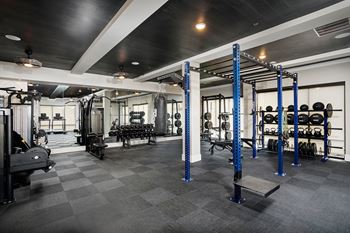 Individual office nooks, phone booth, and private conference room